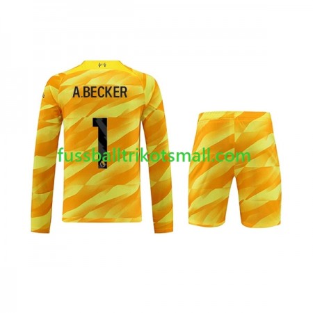 Fußballtrikots Liverpool A Becker 1 Torwart Kinder 2023-2024 Langarm 3rd trikot kaufen